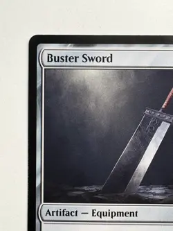 Buster Sword 255 - MTG Final Fantasy - Mythic Rare Equipment +3/+2 FF7 FFVII - Image 2