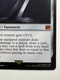 Buster Sword 255 - MTG Final Fantasy - Mythic Rare Equipment +3/+2 FF7 FFVII - Image 4