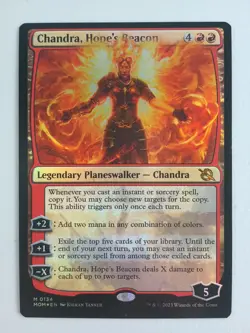 Magic The Gathering Chandra, Hope's Beacon #134 LP FOIL NM MTG - Image 1