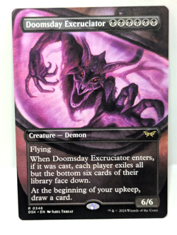 Doomsday Excruciator - Duskmourn: House of Horror - Rare - Borderless - DSK 346 - Image 1