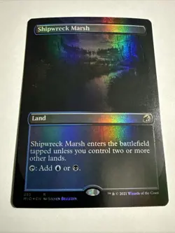 Shipwreck Marsh - FOIL - (Borderless) - NM - MTG - Innistrad: Midnight Hunt - Image 1