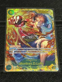 Monkey.D.Luffy OP13-118 SEC Carrying On His Will One Piece TCG NM - Image 1