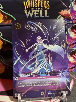Disney Lorcana Can't Hold It Back Anymore Enchanted 228/204 Whispers In The Well - Image 5
