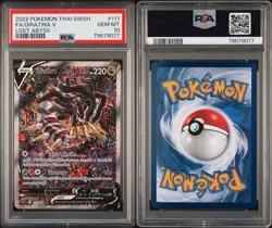 PSA 10 2022 Giratina V Alt Art THAI Lost Abyss #111 Pokemon Card POP. 17 - RARE - Image 3