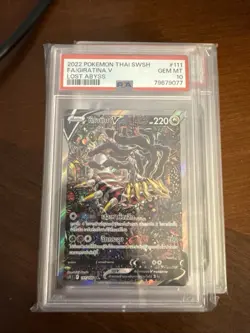 PSA 10 2022 Giratina V Alt Art THAI Lost Abyss #111 Pokemon Card POP. 17 - RARE - Image 5