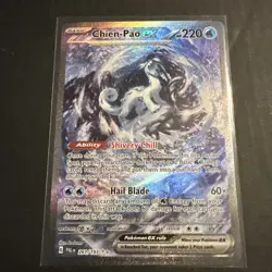 Pokemon TCG Chien-Pao EX 261/193 Sv02 Paldea Evolved Holo Special Illustration - Image 1