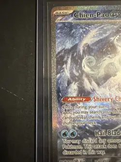 Pokemon TCG Chien-Pao EX 261/193 Sv02 Paldea Evolved Holo Special Illustration - Image 4