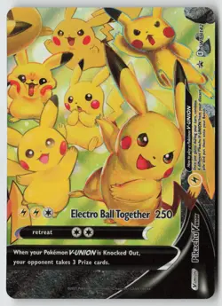 Pikachu V-Union - SWSH142 - SWSH: Sword & Shield Promo Cards Holo - PTCG - Image 1