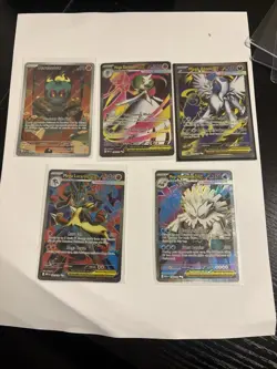 Pokemon Card Lot 5 English IR Mega evolution lucario gardevoir marshadow NM - Image 1