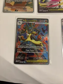 Pokemon Card Lot 5 English IR Mega evolution lucario gardevoir marshadow NM - Image 2