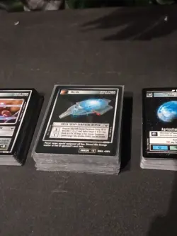 Star Trek CCG Trouble With Tribbles Complete C/U 84 Cards + 31 Rares NM - Image 4