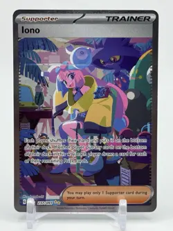 Pokemon Card - Iono Paldean Fates 237/091 Holo Special Illustration Rare - Image 1