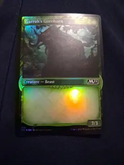 Garruk's Gorehorn (Showcase) Core Set 2021 Foil - Image 1