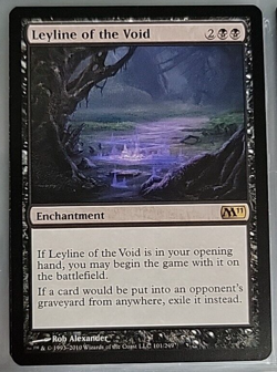MTG Leyline of the Void Magic 2011 101/249 Regular Rare - Image 1