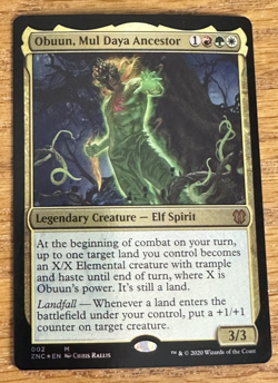 MTG Zendikar Rising Commander, Obuun, Mul Daya Ancestor - Foil - Image 1