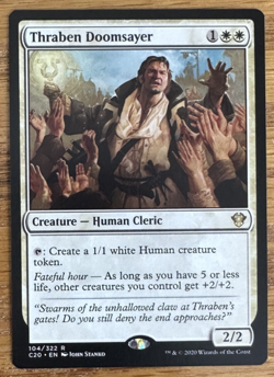 MTG Commander 2020, Thraben Doomsayer - Image 1