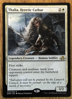 MTG Eldritch Moon, Thalia, Heretic Cathar Light Played - Image 1