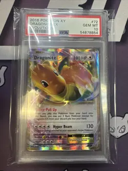 Pokemon Dragonite EX 72/108 XY Evolutions PSA 10 GEM MINT - Image 1