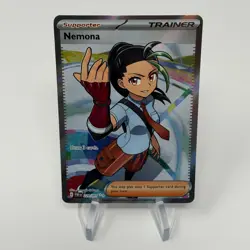 Nemona Ultra Rare SV: Paldean Fates 229/091 Near Mint NM Pokemon TCG Trainer - Image 1