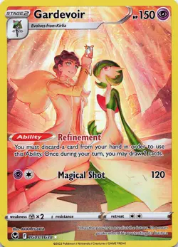 POKEMON Gardevoir #TG05/TG30 Holo SWSH12: Silver Tempest Trainer Gallery NM - Image 1