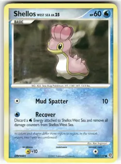 Shellos West Sea Secret Wonders Common Pokemon Moderately played - Image 1