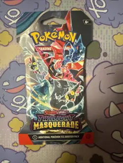 Pokemon Scarlet & Violet Twilight Masquerade Sleeved Booster Pack - Image 1