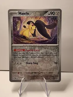 Mawile 143/197 SV03: Obsidian Flames Reverse Holo Pokemon TCG NM - Image 1