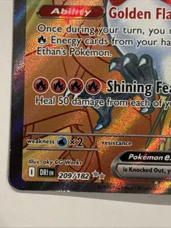 Ethan's Ho-Oh ex 209/182 Sv10: Destined Rivals Holo Pokemon TCG (NM) - Image 5