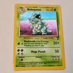 NM - Nidoqueen Holo Rare Pokemon TCG Jungle 12/130 Vintage WOTC - Image 1