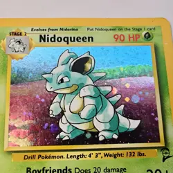 NM - Nidoqueen Holo Rare Pokemon TCG Jungle 12/130 Vintage WOTC - Image 2