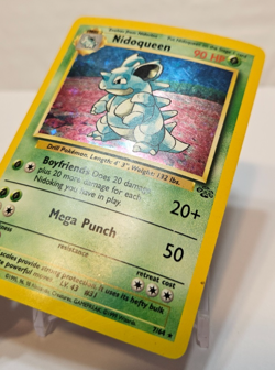 Nidoqueen 7/64 Holo Rare Unlimited Jungle Pokemon 1250 - Image 2