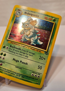 Nidoqueen 7/64 Holo Rare Unlimited Jungle Pokemon 1250 - Image 3