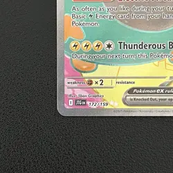 Pokemon TCG Iono's Bellibolt ex Journey Together 172/159 Ultra Rare Holo - NM - Image 5