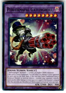 Performapal Gatlinghoul - LEDD-ENC28 - Common - 1st Edition - NM - YuGiOh - Image 1