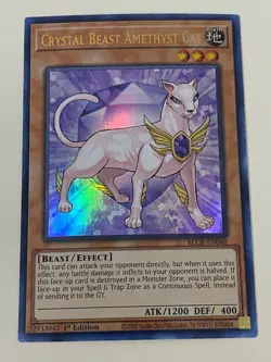 Yugioh Crystal Beast Set Sapphire Pegasus Ultimate Rainbow Dragon - Free Holo B - Image 4