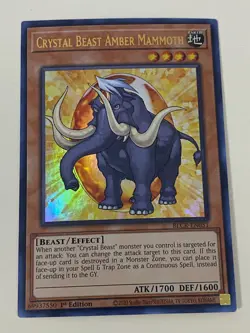 Yugioh Crystal Beast Set Sapphire Pegasus Ultimate Rainbow Dragon - Free Holo B - Image 5