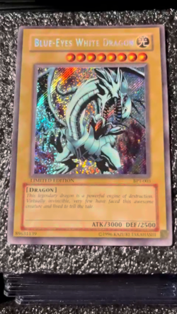 Yu-Gi-Oh! Blue-Eyes White Dragon BPT-003 Secret Rare Limited Edition NM/LP - Image 2