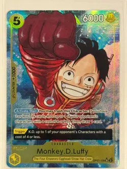 One Piece Monkey D.Luffy OP07-109 Alt Art Parallel - Image 1