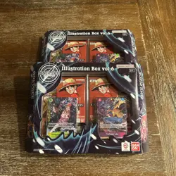 Bandai Trading Card Games One Piece Illustration Box Vol 6 - LOT OF 2 Boxes NEW - Image 1