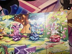 Pokemon Prismatic Evolution Eevee Mini Tin Art Cards 8/8 Complete Bundle - Image 3