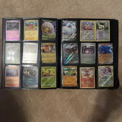 Pokemon Card Binder With Miscellaneous Cards Inside Included - Image 3