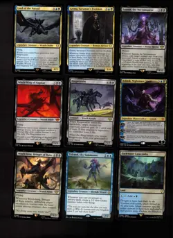 NAZGUL!-100 Card Magic the Gathering Commander Deck-Rares-Mythics-MTG-black-blue - Image 1