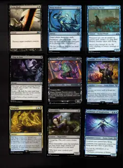 NAZGUL!-100 Card Magic the Gathering Commander Deck-Rares-Mythics-MTG-black-blue - Image 3