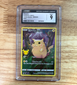Pikachu Holo Card 005/025 CGC 9 - Pokemon TCG Celebrations - 25th Anniversary - Image 1