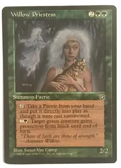 Willow Priestess, Homelands, LP Magic the Gathering MTG - Image 1