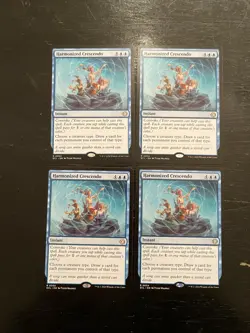 Harmonized Crescendo X4X NM/M Lorwyn Eclipsed ECL Magic Gathering MTG - Image 1