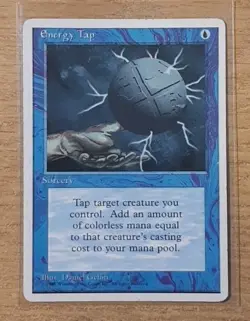 1995 MAGIC THE GATHERING 4TH EDITION ENERGY TAP TD25 - Image 1