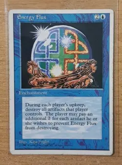1995 MAGIC THE GATHERING 4TH EDITION ENERGY FLUX TD25 - Image 1