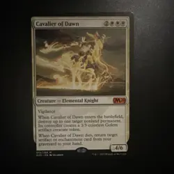MTG Cavalier of Dawn Core Set 2020 Mythic NM - Image 1
