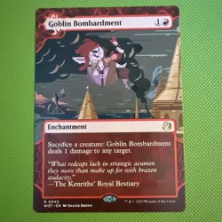 Goblin Bombardment Wilds of Eldraine: Enchanting Tales Regular - Image 1
